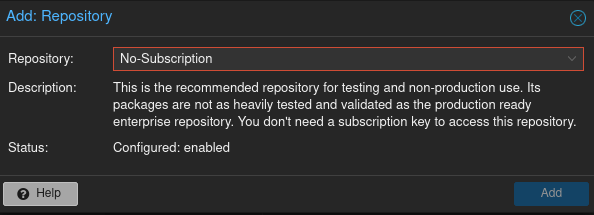 Repos configuration 1